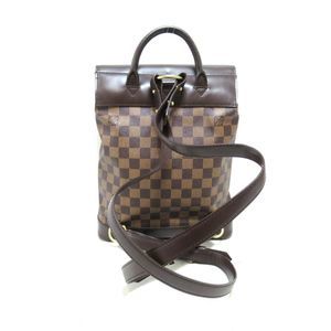 Louis Vuitton Soho Rucksack Backpack PVC Coated Canvas Damier Brown